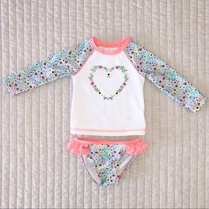 4 items for $25! Cat & Jack Rash guard two-piece